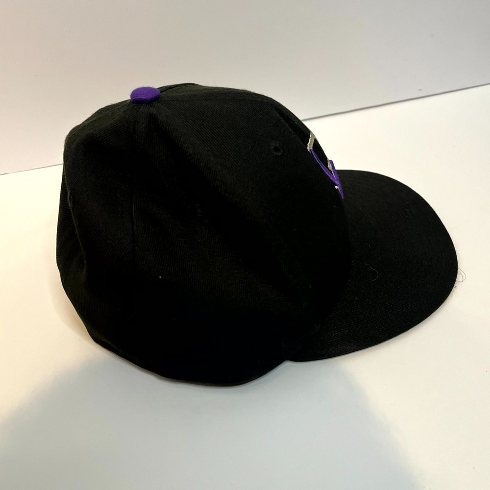 New Era 59Fifty Colorado Rockies Men's Baseball Cap 6 7/8 Black MLB Fitted Hat - Picture 4 of 11